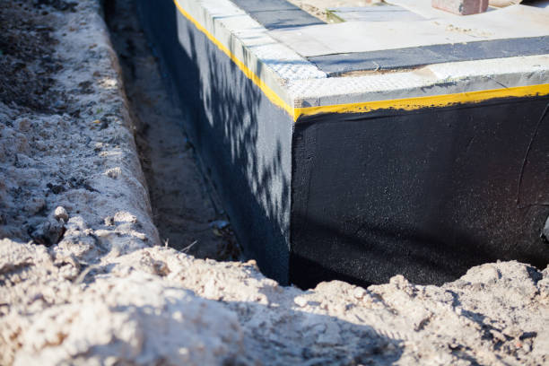 Residential Exterior Waterproofing installation at a Donaldson, IN home by SJ Waterproofing Pros